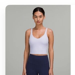 NWOT lululemon pastel blue align tank top